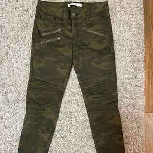 ZARA camo pants